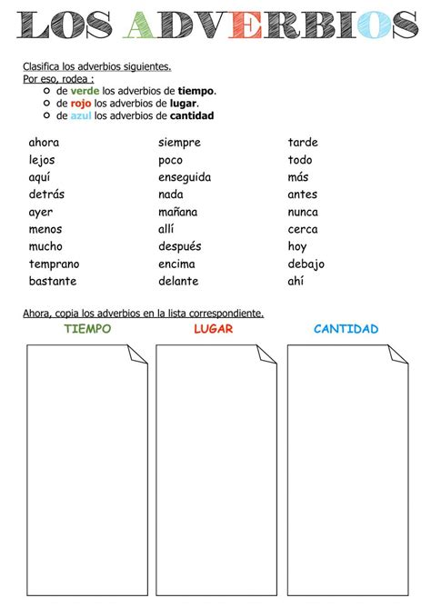 Adverbios De Tiempo Modo Y Lugar Sopa De Letras Hot Sex Picture