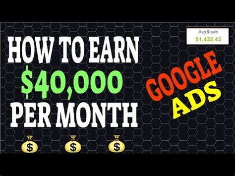 Make Money 40 000 P Month With Clickbank Using Google Ads Step By