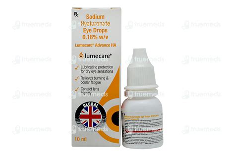 Lumecare Advance Ha Eye Drop Ml Uses Side Effects Dosage Price