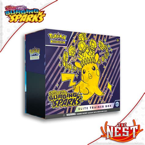 Pok Mon Surging Sparks Elite Trainer Box The Nest Games