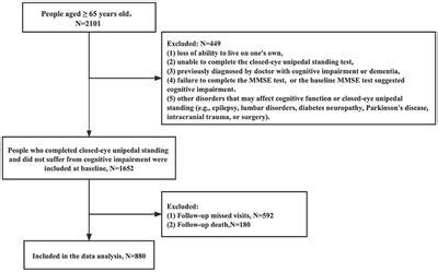 Frontiers The Association Between Closed Eye Unipedal Standing And