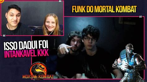 REACT EM CASAL Funk Do Mortal Kombat PURO SUCO DO ENTRETENIMENTO