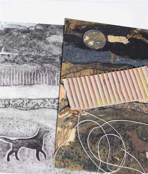 Beginners Guide To Collagraph Collagraph Printmaking Collagraph