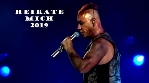 Heirate Mich Live Rammstein Youtube