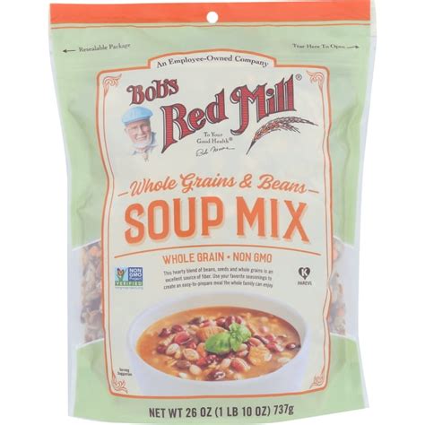 Bobs Red Mill Whole Grains And Beans Soup Mix 26 Oz Pkg