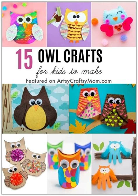 15 Outstanding Owl Crafts For Kids