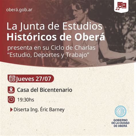 Eric Barney en Ciclo Charlas Históricas Meridiano 55