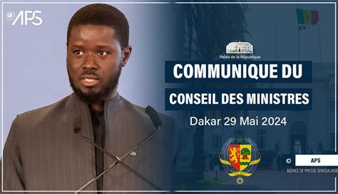 Communiqu Du Conseil Des Ministres Du Mai Jotna News