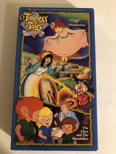 Timeless Tales From Hallmark VHS Thumbelina Rumpelstiltzkin The Elves