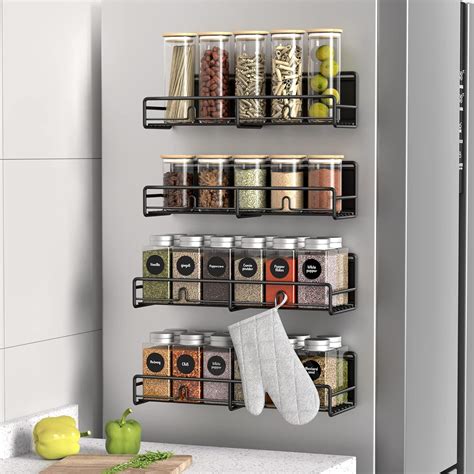 Amazon Huggiegems Pack Magnetic Spice Rack Organizer For