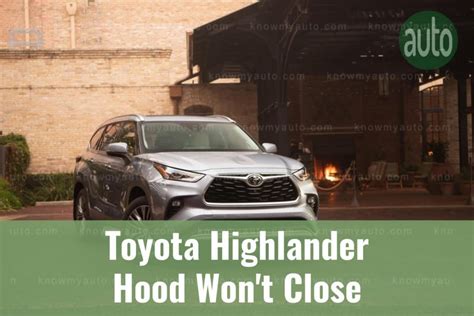 Toyota Highlander Rear Glass Hatch Won T Open