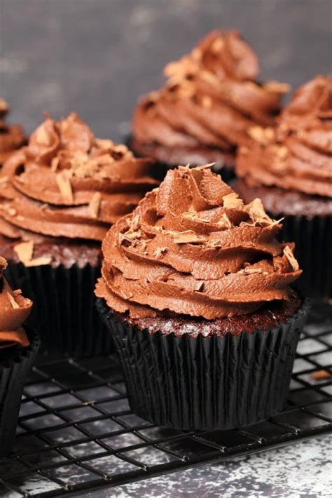 Classic Vegan Chocolate Cupcakes Topped With The Smoothest Silkiest Vegan Chocolate But