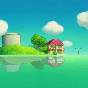 Ponyo Island And Forest Ghibli Landscape Digital Art By Hans