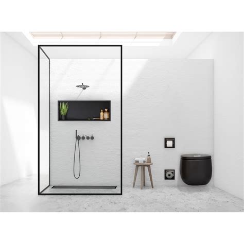 Nisa De Dus Balneo Wall Box One X X Cm Inox Negru Emag Ro