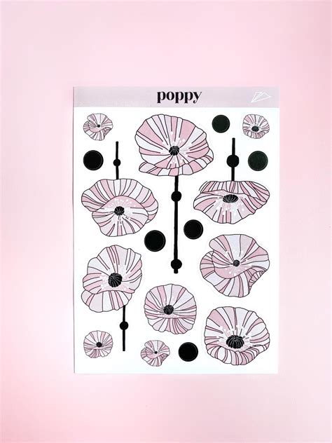 Poppy Stickers