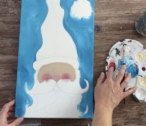 How To Paint A Jolly Whimsical Santa Step By Step Painting