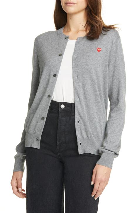 Comme des Garçons PLAY Wool Cardigan | Nordstrom