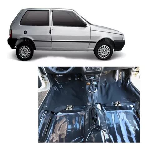 Tapete Carpete Assoalho Verniz Fiat Uno Mille Fire Grafite