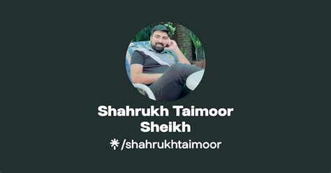 Shahrukh Taimoor Sheikh Instagram Facebook Tiktok Linktree