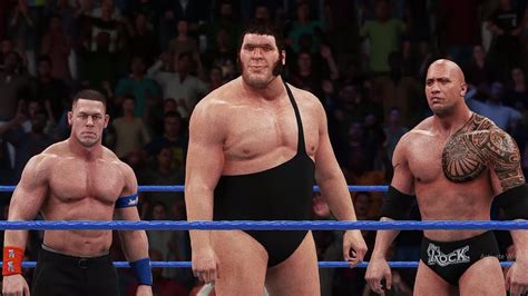 Andre The Giant The Rock John Cena Vs Vader Jim Neidheart Apollo Crews