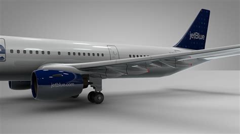 Airbus A321 Neo Jetblue Airways L293 3d Model 170 C4d Unknown Free3d