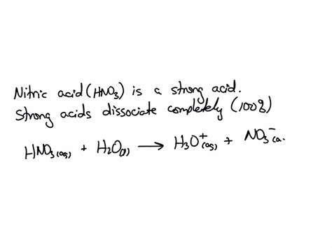 SOLVED 1 A Solution Of Nitric Acid Has HNO3 4 810 2 M What Is