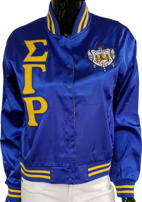 Buffalo Dallas Sigma Gamma Rho Satin Jacket Blue 2xl Product Details The Cultural