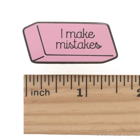 I Make Mistakes Pin — Dissent Pins