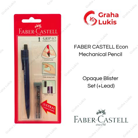 Jual Faber Castell Econ Mechanical Pencil Pensil Mekanik Mm