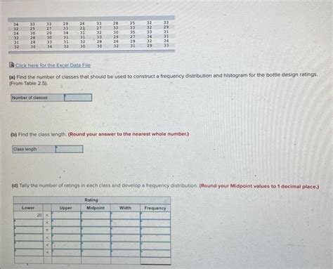 Solved B Click Here For The Excel Data File A Find The Chegg