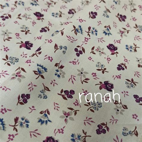 Jual Kain Katun Jepang Motif Floral Km Floral Japan Design By Tokai