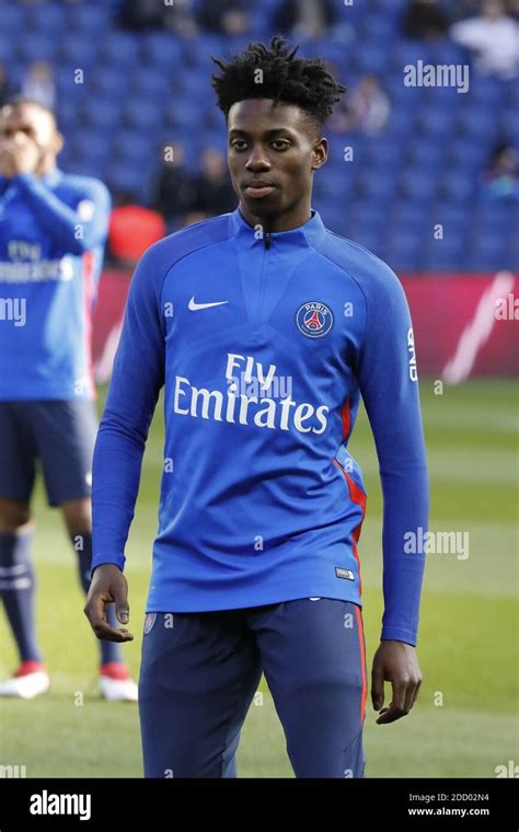 PSG's Timothy Weah son of Liberia's President George Weah before the ...