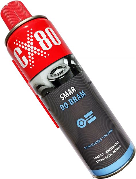 Cx 80 Profesjonalny Smar Do Bram Okuć Zamków Spray 500ml 301 Opinie i