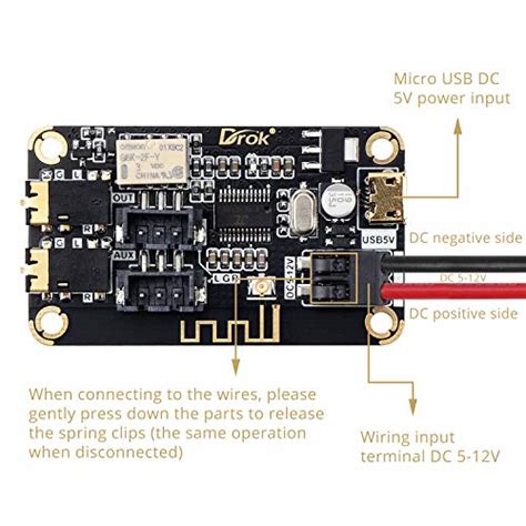 Blue Tooth Board Drok V Audio Receiver Blue Tooth Module Dc V V