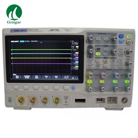 Siglent Sds X Super Phosphor Digital Oscilloscope Mhz Bandbreite