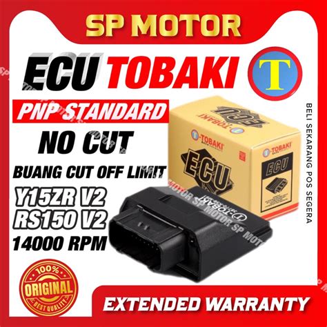 100 TOBAKI ECU No Cut Y15ZR RS150R V2 PNP Standard Y15 RS150 V2