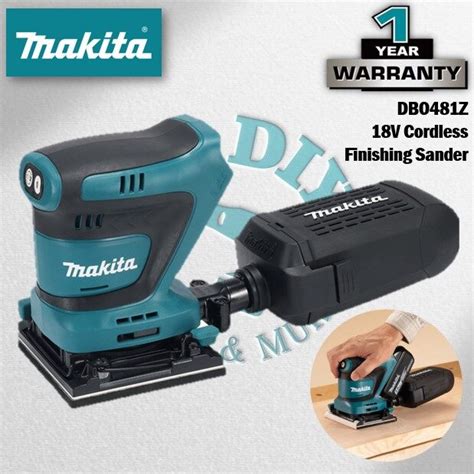 Makita Dbo Z Dbo Rtj V Cordless Finishing Sander Lazada