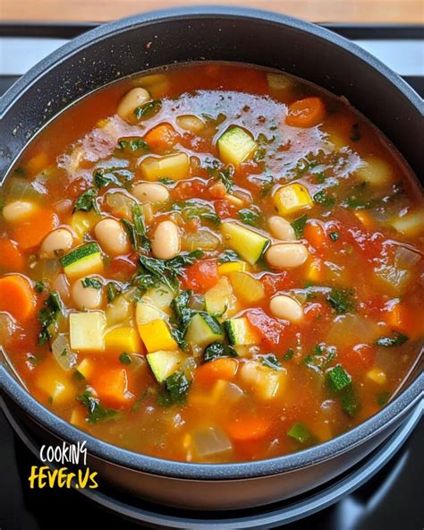 Summer Vegetable Minestrone Soup