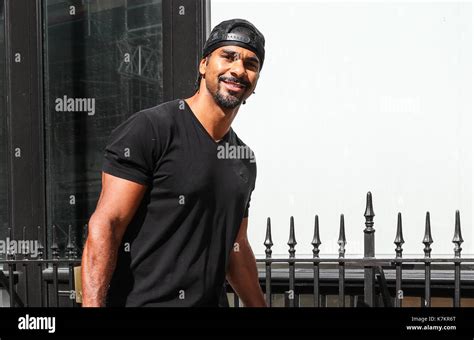 Heavyweight Boxer David Haye Seen Walking Through Soho After A Shopping Trip In The West End