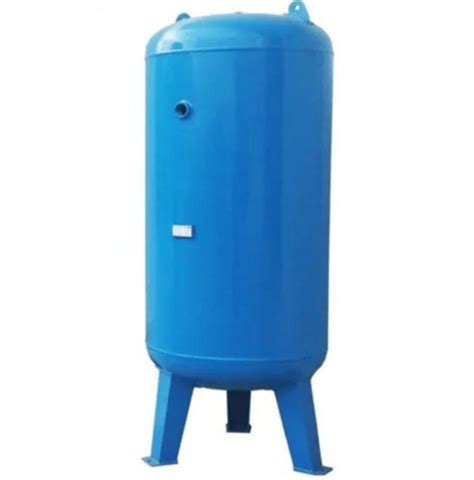 Mild Steel Vertical Air Receiver Tank Psi Storage Capacity