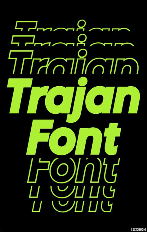 Trajan Font Text Effect and Logo Design Font