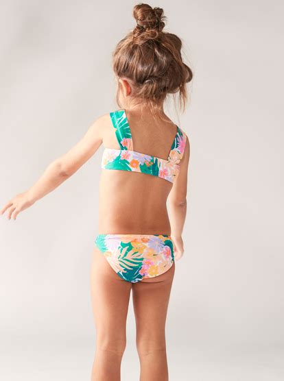 Paradisiac Island Ensemble De Bikini Bralette Pour Fille 2 7 Ans Roxy