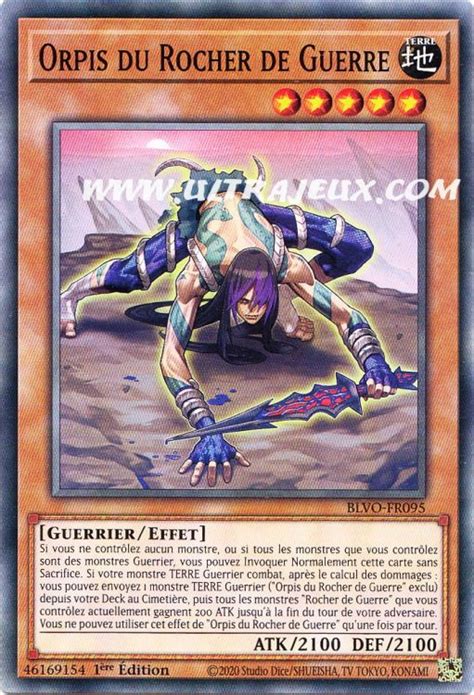 Orpis du Rocher de Guerre BLVO FR095 Carte Yu Gi Oh Cartes à l