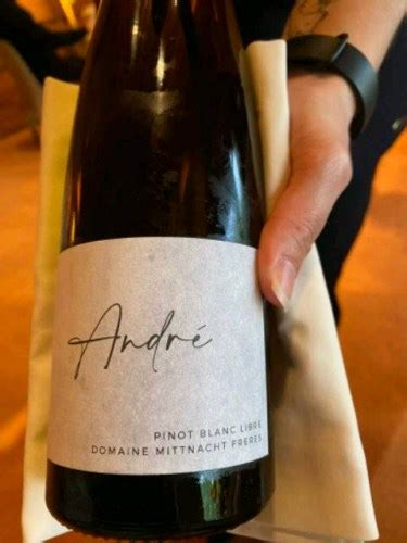 Domaine Mittnacht Frères André Pinot Blanc Libre Vivino US