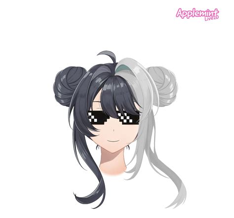 Vtuber Glasses Asset By Applemint2 On Deviantart