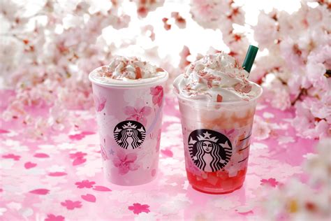 Starbucks Japan Blooms Sakura Drinks For The Cherry Blossom Season