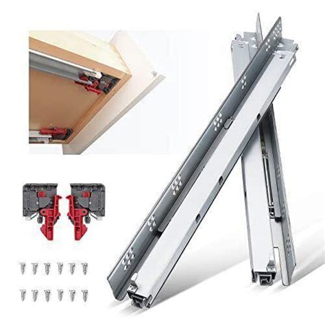 Fold Push To Open Hidden Telescopic Undermount Concealed Drawer Slide