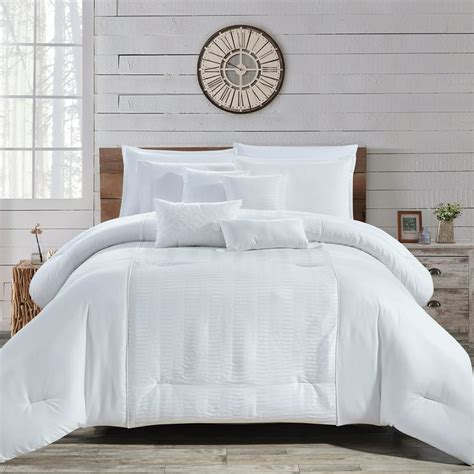 HGMart Bedding Comforter Set Bed In A Bag - 7 Piece Luxury Microfiber Bedding Sets - Oversized ...