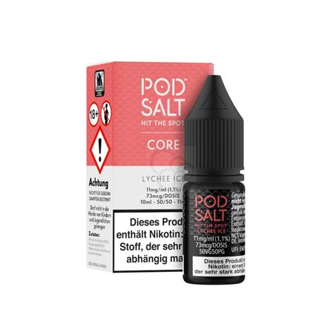 Pod Salt Core Lychee Ice Nikotinsalz Liquid 8 95