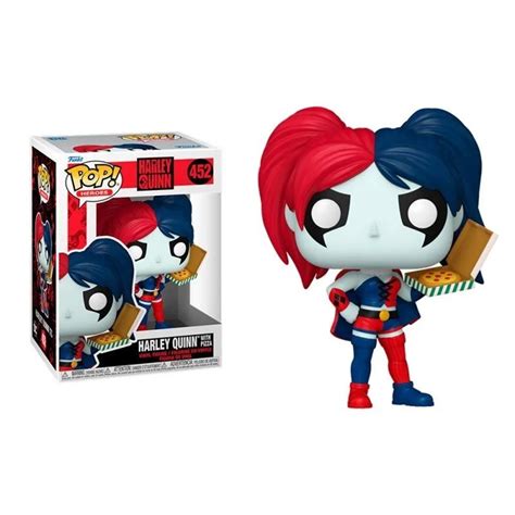 Funko POP! DC Harley Quinn N° 452 - Harley Quinn With Pizza - GamesPlus ...